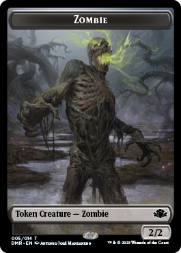 Zombie // Sheep Double-Sided Token [Dominaria Remastered Tokens] | Dumpster Cat Games