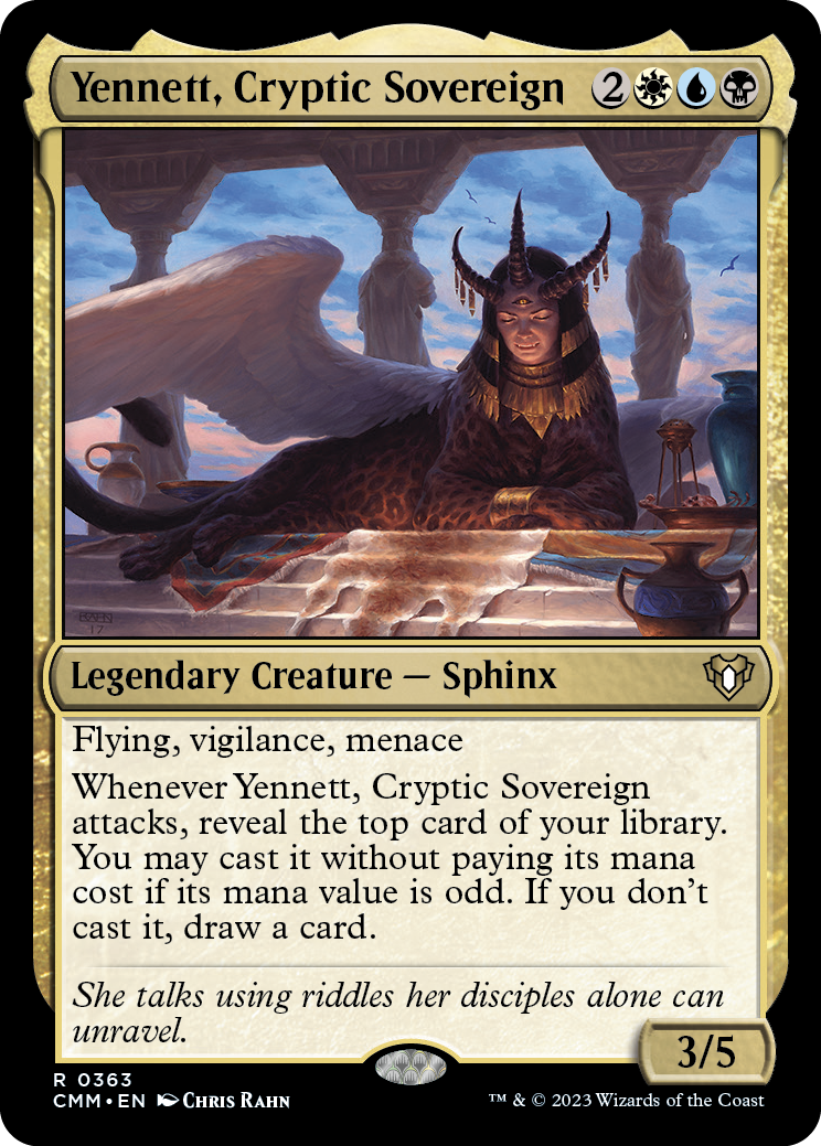 Yennett, Cryptic Sovereign [Commander Masters] | Dumpster Cat Games