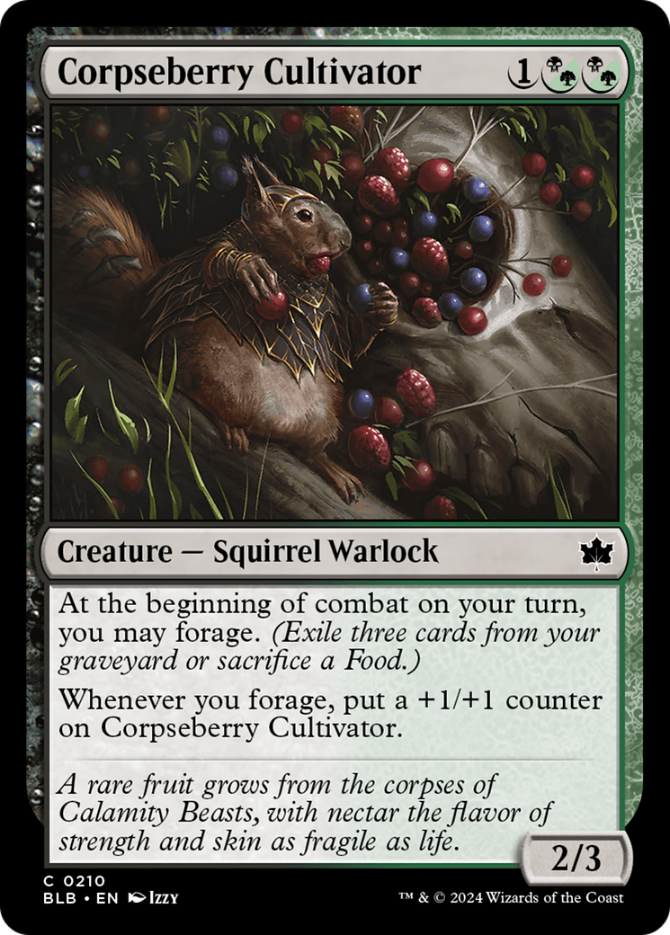 Corpseberry Cultivator [Bloomburrow] | Dumpster Cat Games