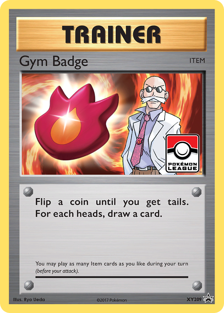 Gym Badge (XY209) (Blaine) [XY: Black Star Promos] | Dumpster Cat Games