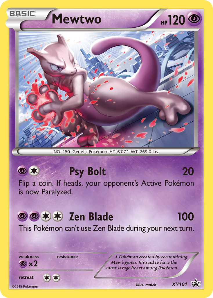 Mewtwo (XY101) [XY: Black Star Promos] | Dumpster Cat Games