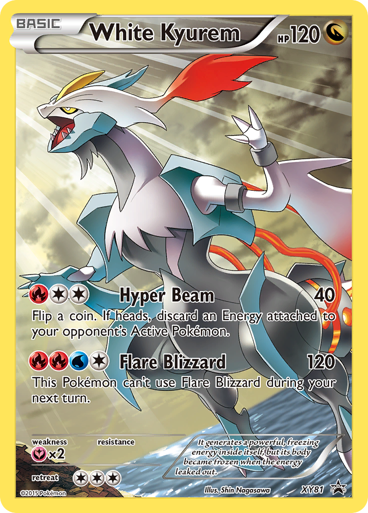 White Kyurem (XY81) (Full Art Promo) [XY: Black Star Promos] | Dumpster Cat Games