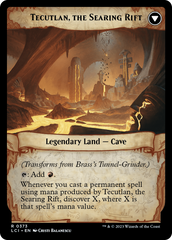 Brass's Tunnel-Grinder // Tecutlan, The Searing Rift (Extended Art) [The Lost Caverns of Ixalan] | Dumpster Cat Games