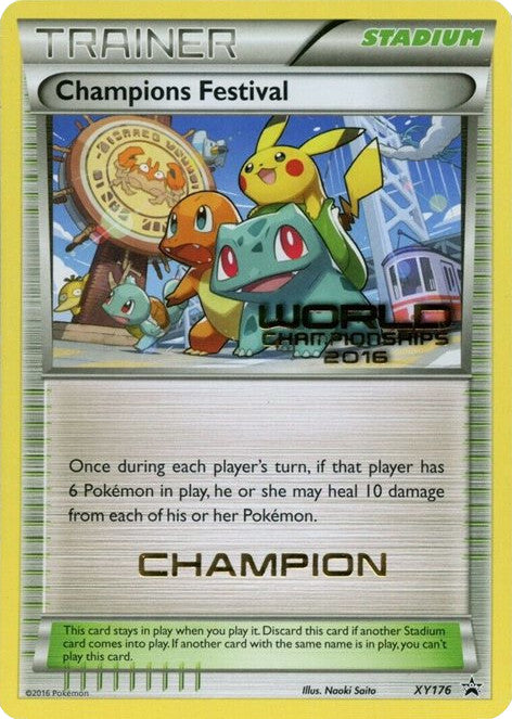 Champions Festival (XY176) (2016 Champion) [XY: Black Star Promos] | Dumpster Cat Games