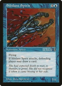 Sibilant Spirit (Oversized) [Oversize Cards] | Dumpster Cat Games