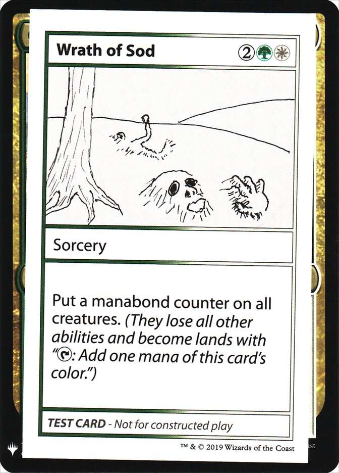 Wrath of Sod [Mystery Booster Playtest Cards] | Dumpster Cat Games