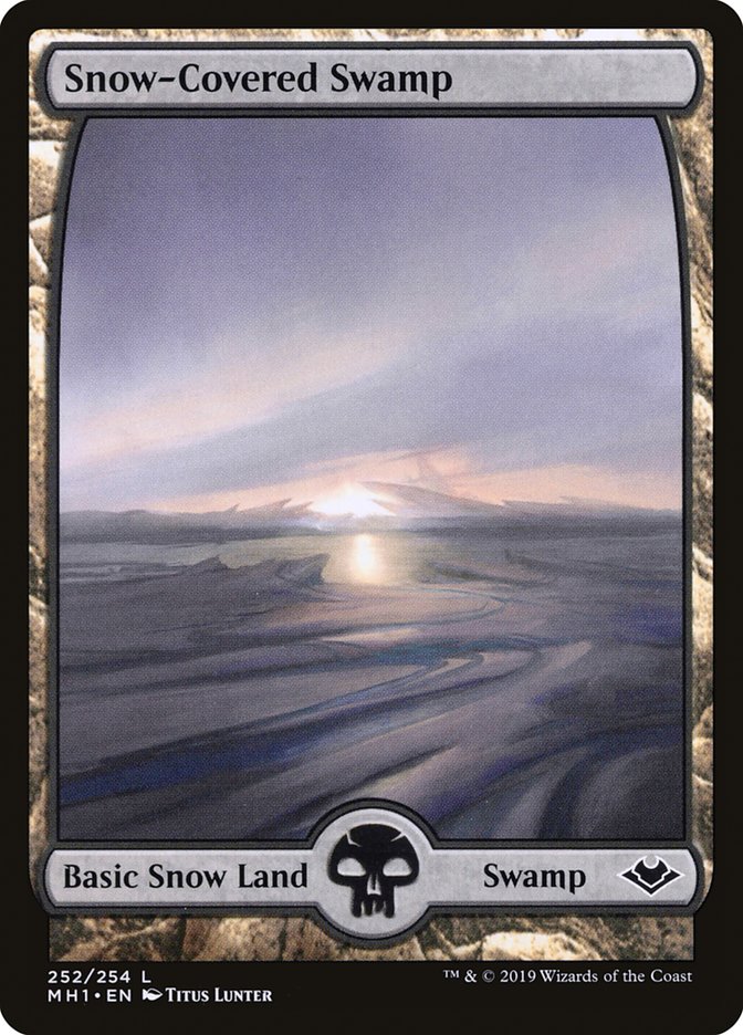 Snow-Covered Swamp [Modern Horizons] | Dumpster Cat Games