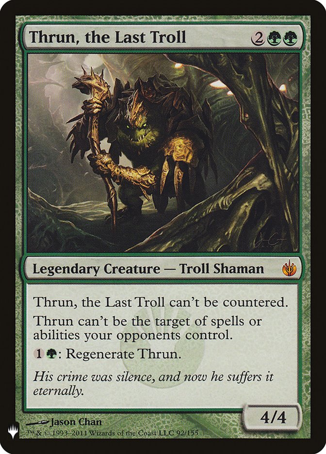 Thrun, the Last Troll [Mystery Booster] | Dumpster Cat Games