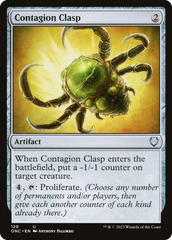 Contagion Clasp [Phyrexia: All Will Be One Commander] | Dumpster Cat Games