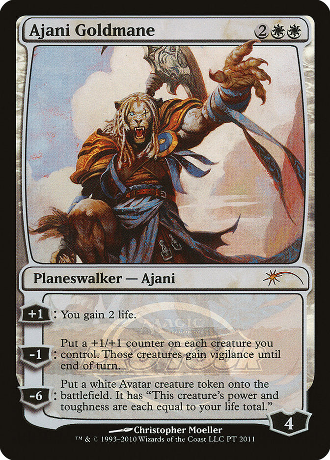 Ajani Goldmane (Pro Tour) [Pro Tour Promos] | Dumpster Cat Games