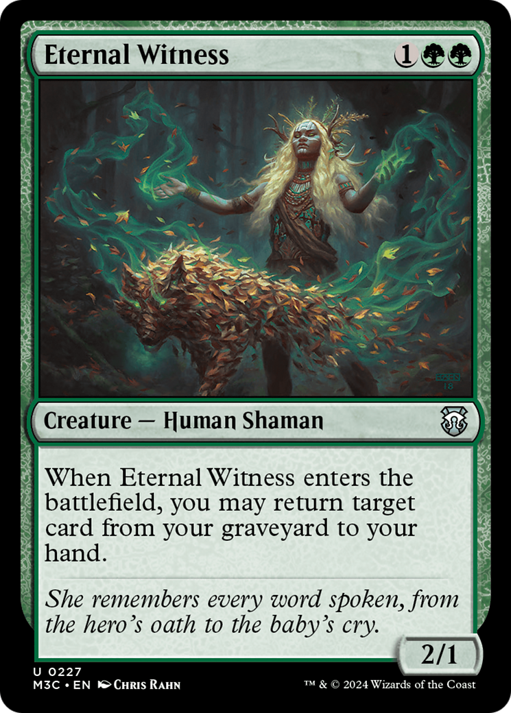 Eternal Witness (Ripple Foil) [Modern Horizons 3 Commander] | Dumpster Cat Games