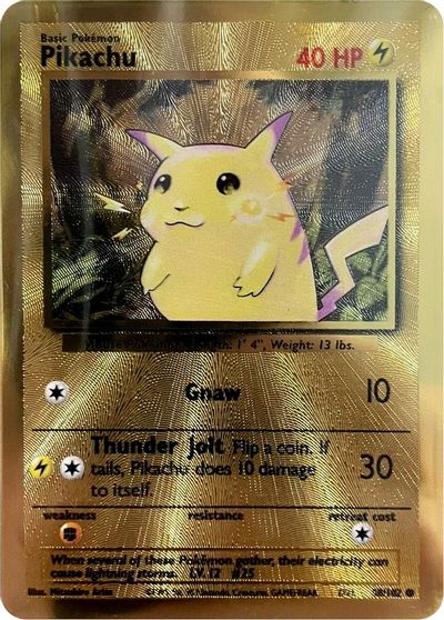 Pikachu (58/102) (Celebrations Metal Card) [Celebrations: 25th Anniversary] | Dumpster Cat Games