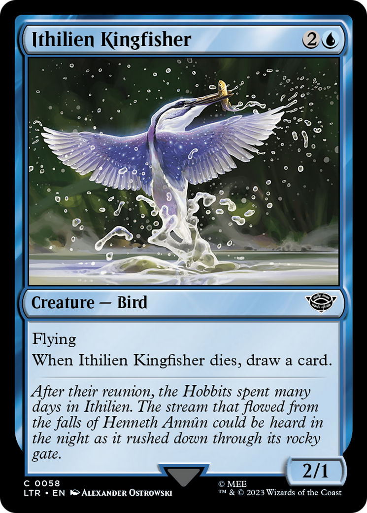 Ithilien Kingfisher [The Lord of the Rings: Tales of Middle-Earth] | Dumpster Cat Games