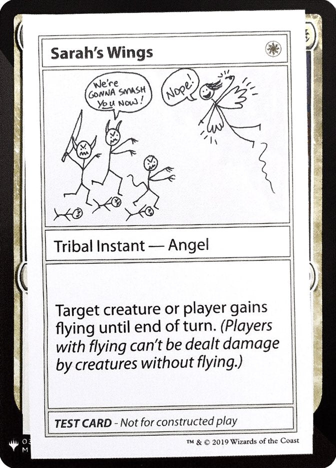 Sarah's Wings [Mystery Booster Playtest Cards] | Dumpster Cat Games