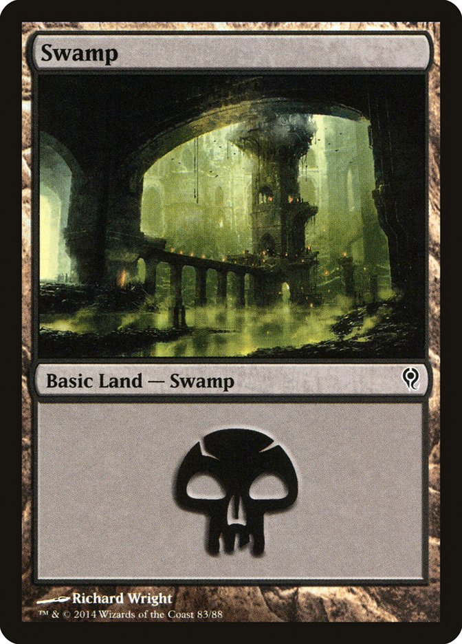 Swamp (83) [Duel Decks: Jace vs. Vraska] | Dumpster Cat Games