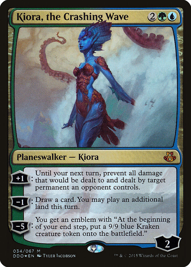 Kiora, the Crashing Wave [Duel Decks: Elspeth vs. Kiora] | Dumpster Cat Games