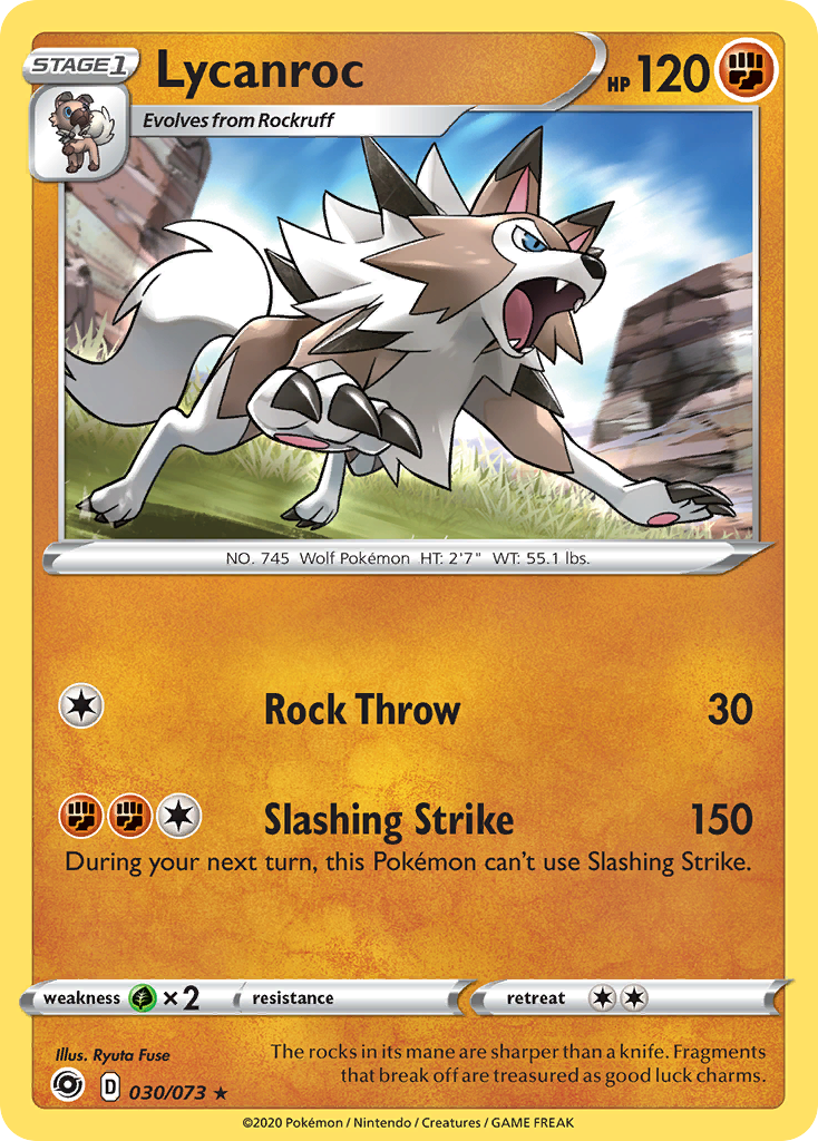 Lycanroc (030/073) [Sword & Shield: Champion's Path] | Dumpster Cat Games