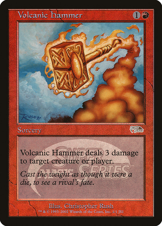 Volcanic Hammer [Junior Super Series] | Dumpster Cat Games