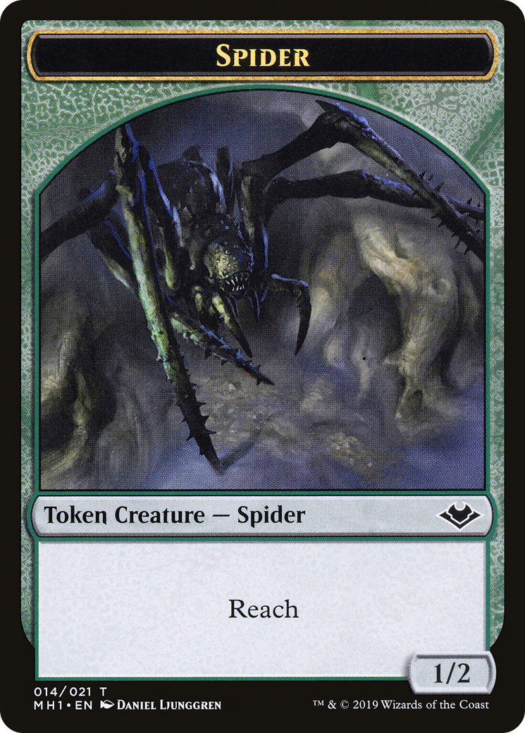 Shapeshifter // Spider Double-Sided Token [Modern Horizons Tokens] | Dumpster Cat Games