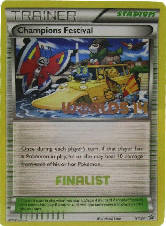 Champions Festival (XY27) (2014 Finalist) [XY: Black Star Promos] | Dumpster Cat Games