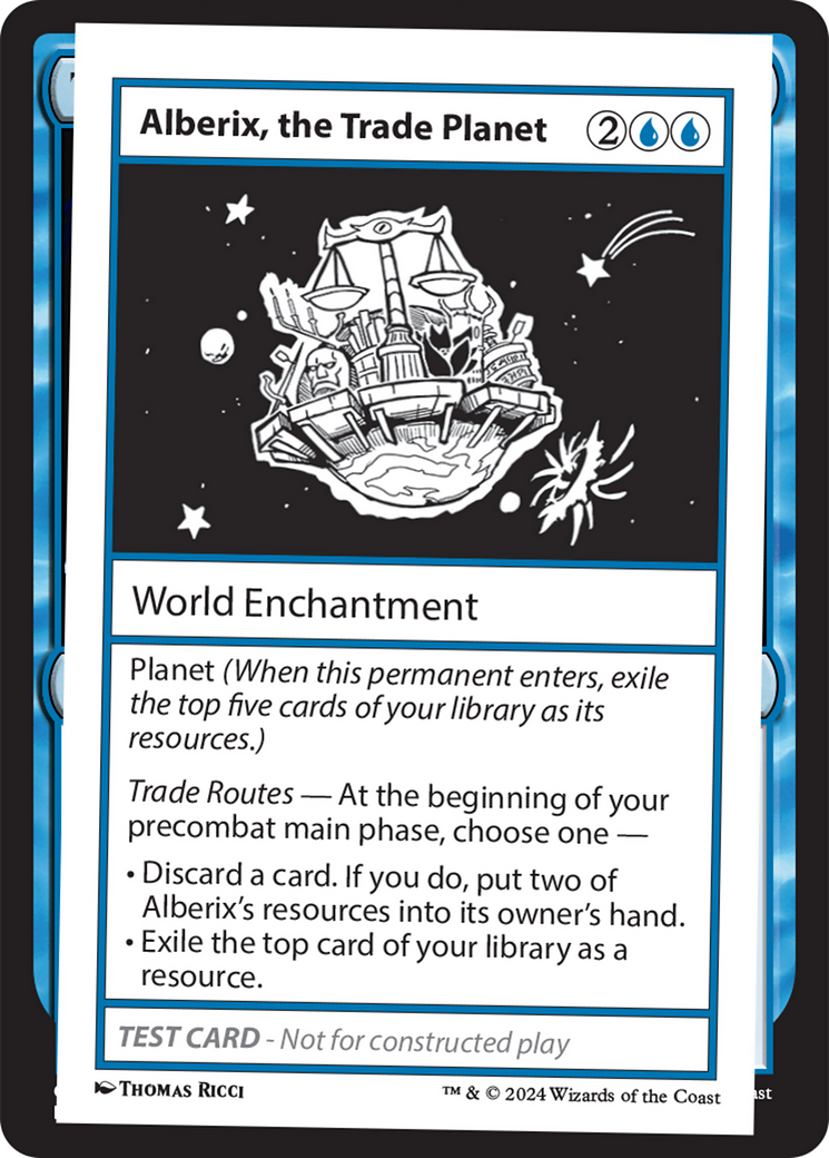 Alberix, the Trade Planet [Mystery Booster 2 Playtest Cards] | Dumpster Cat Games