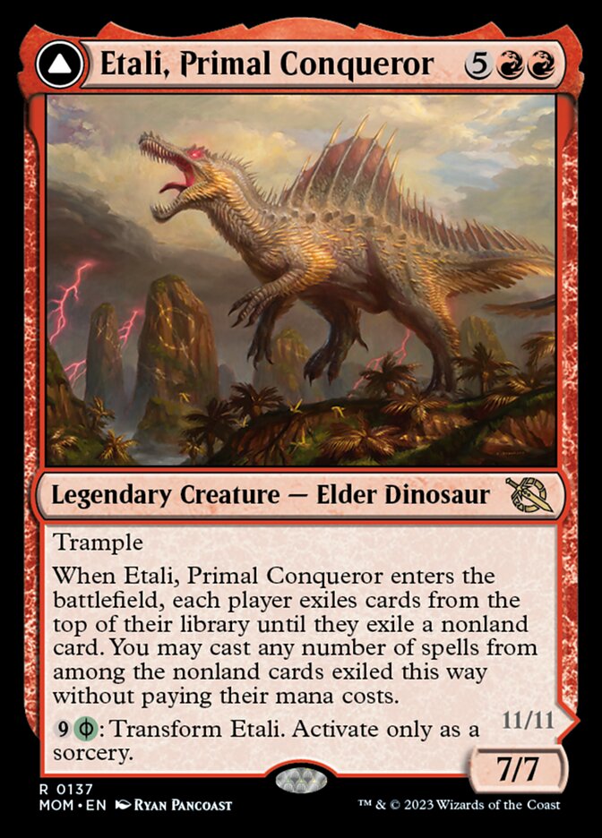 Etali, Primal Conqueror // Etali, Primal Sickness [March of the Machine] | Dumpster Cat Games