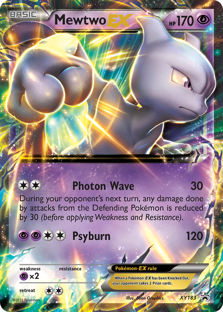 Mewtwo EX (XY183) [XY: Black Star Promos] | Dumpster Cat Games