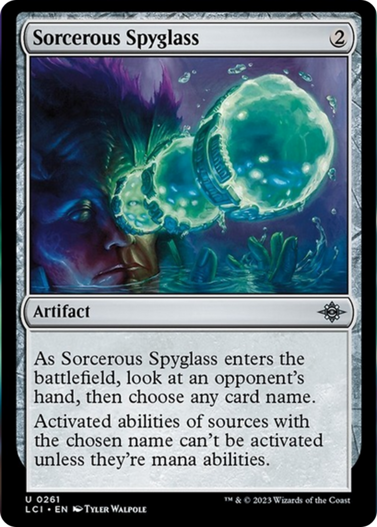 Sorcerous Spyglass [The Lost Caverns of Ixalan] | Dumpster Cat Games