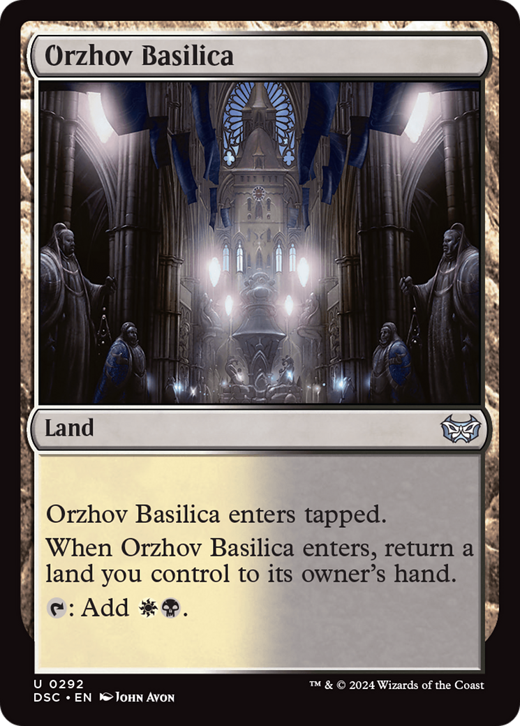 Orzhov Basilica [Duskmourn: House of Horror Commander] | Dumpster Cat Games