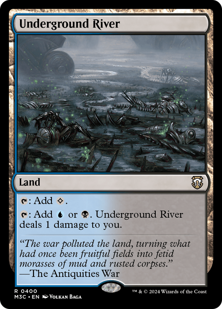 Underground River (Ripple Foil) [Modern Horizons 3 Commander] | Dumpster Cat Games