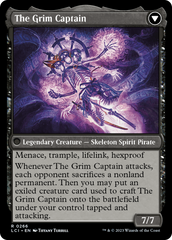 Throne of the Grim Captain // The Grim Captain [The Lost Caverns of Ixalan Prerelease Cards] | Dumpster Cat Games