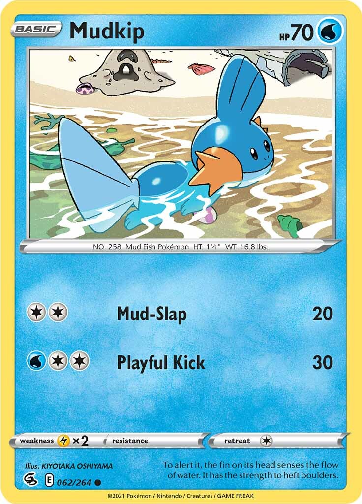 Mudkip (062/264) [Sword & Shield: Fusion Strike] | Dumpster Cat Games