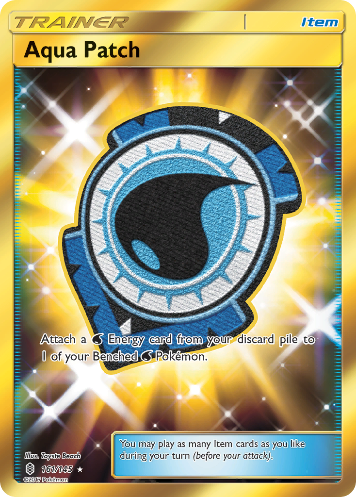 Aqua Patch (161/145) [Sun & Moon: Guardians Rising] | Dumpster Cat Games