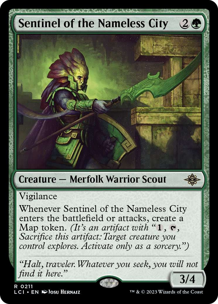 Sentinel of the Nameless City [The Lost Caverns of Ixalan] | Dumpster Cat Games