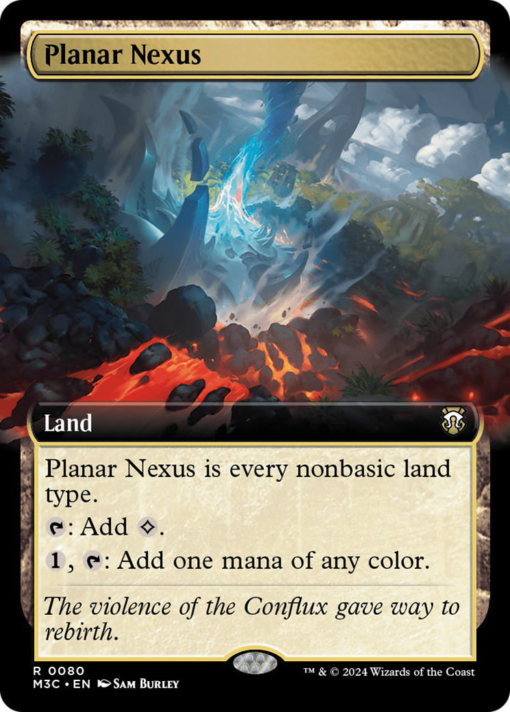 Planar Nexus (Extended Art) (Ripple Foil) [Modern Horizons 3 Commander] | Dumpster Cat Games