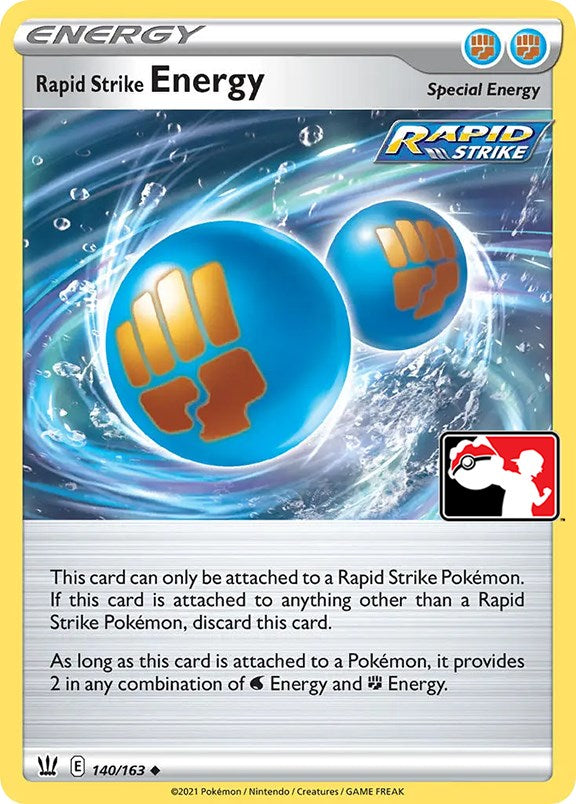 Rapid Strike Energy (140/163) [Prize Pack Series Two] | Dumpster Cat Games