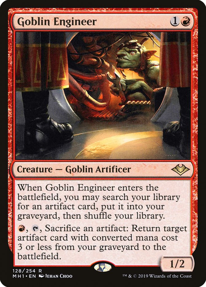 Goblin Engineer [Modern Horizons] | Dumpster Cat Games