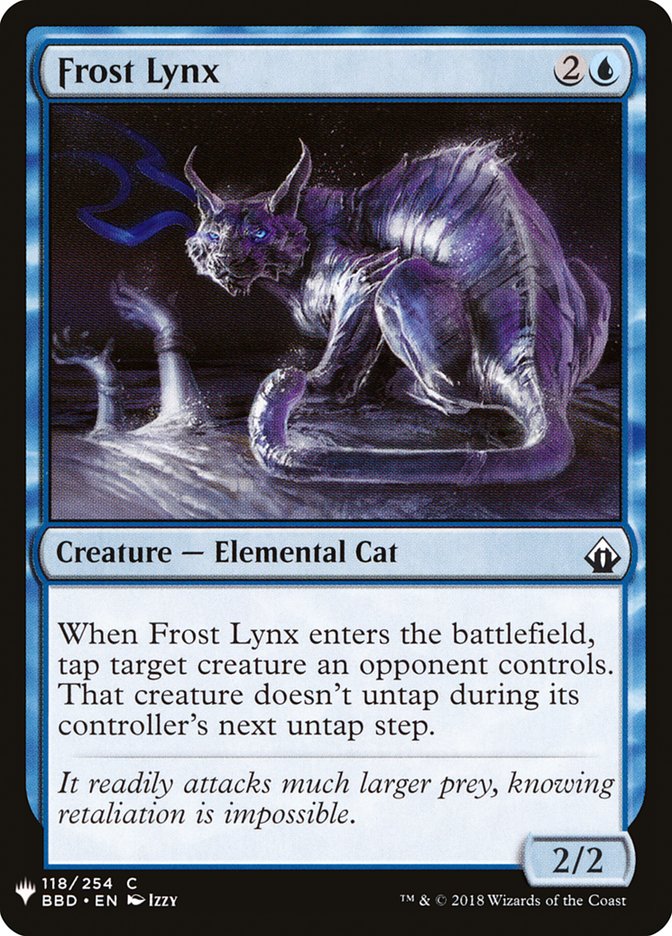 Frost Lynx [Mystery Booster] | Dumpster Cat Games