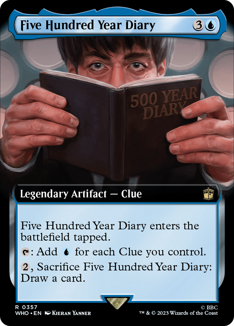 Five Hundred Year Diary (Extended Art) [Doctor Who] | Dumpster Cat Games