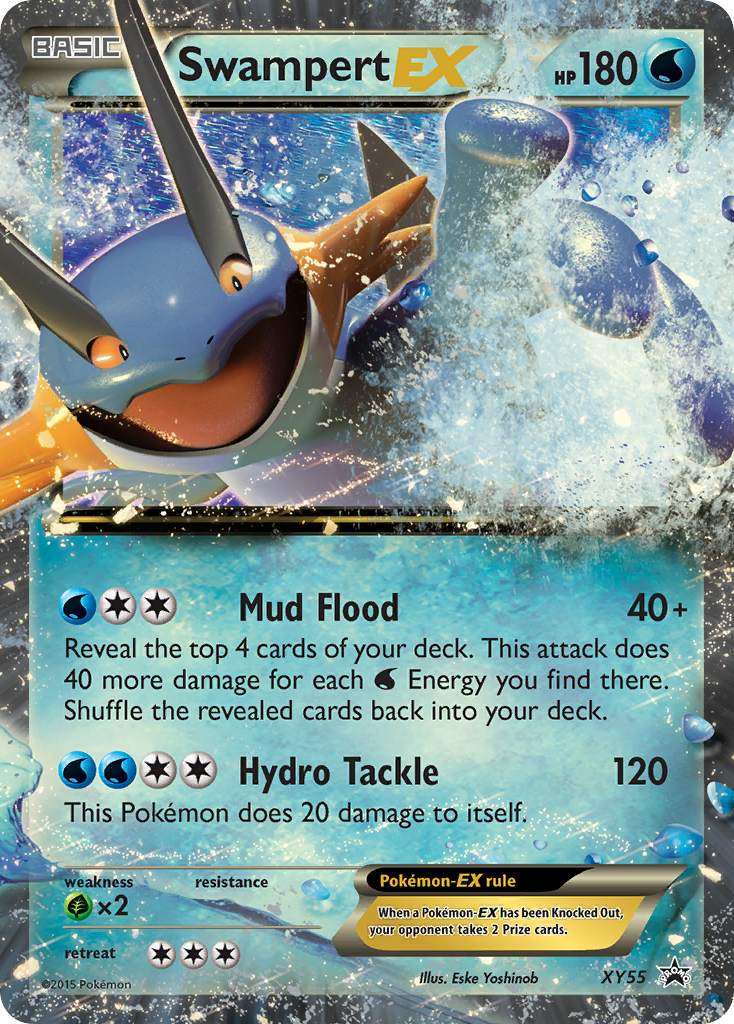 Swampert EX (XY55) [XY: Black Star Promos] | Dumpster Cat Games