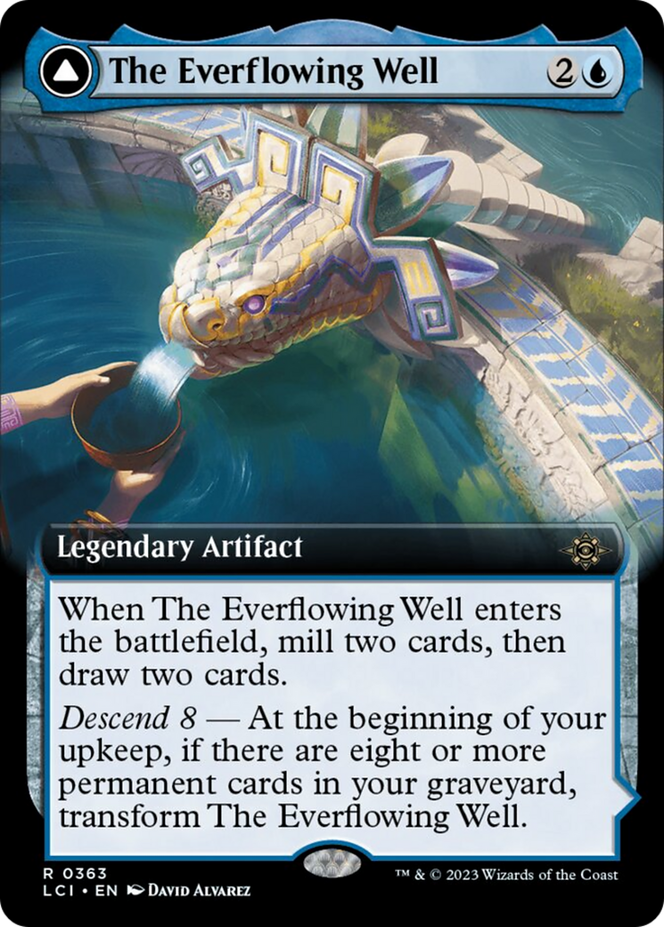 The Everflowing Well // The Myriad Pools (Extended Art) [The Lost Caverns of Ixalan] | Dumpster Cat Games