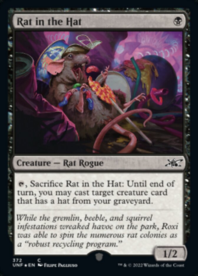 Rat in the Hat (Galaxy Foil) [Unfinity] | Dumpster Cat Games