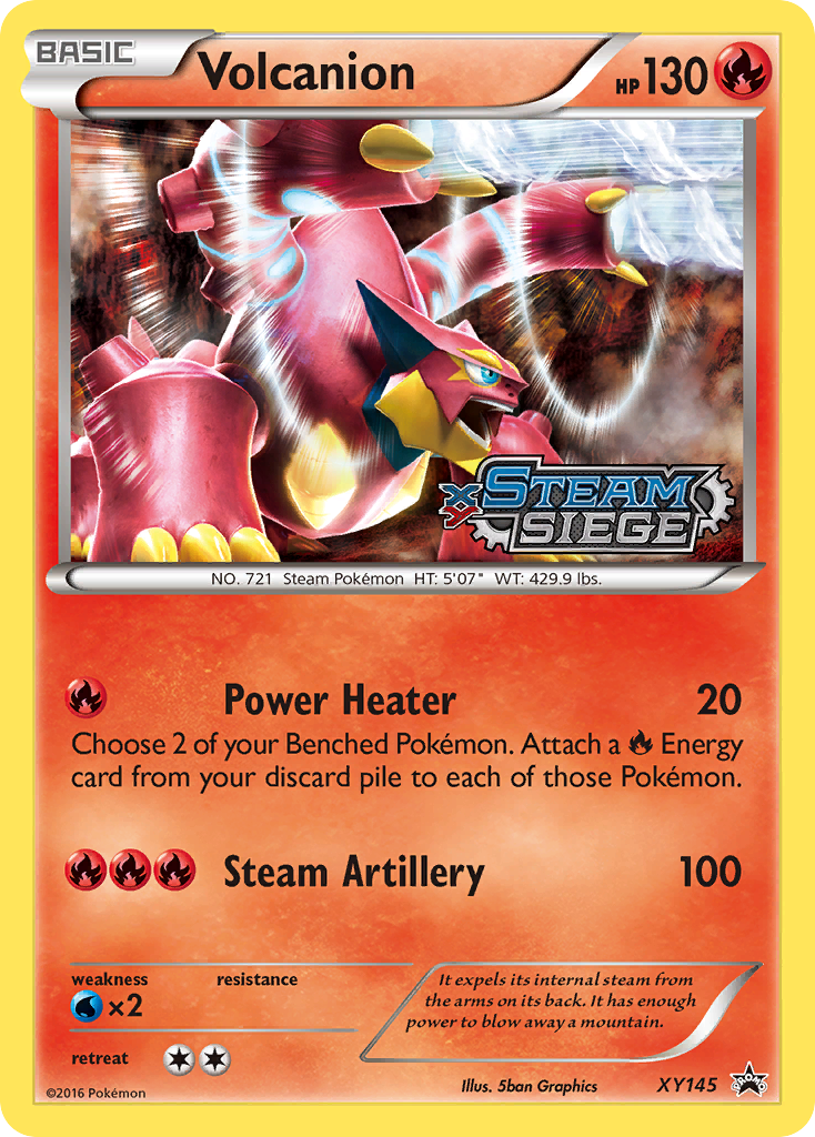 Volcanion (XY145) [XY: Black Star Promos] | Dumpster Cat Games