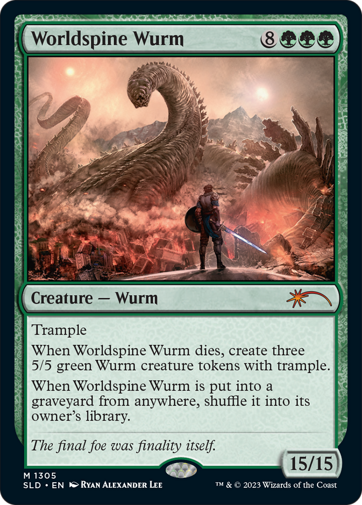 Worldspine Wurm [Secret Lair Drop Series] | Dumpster Cat Games