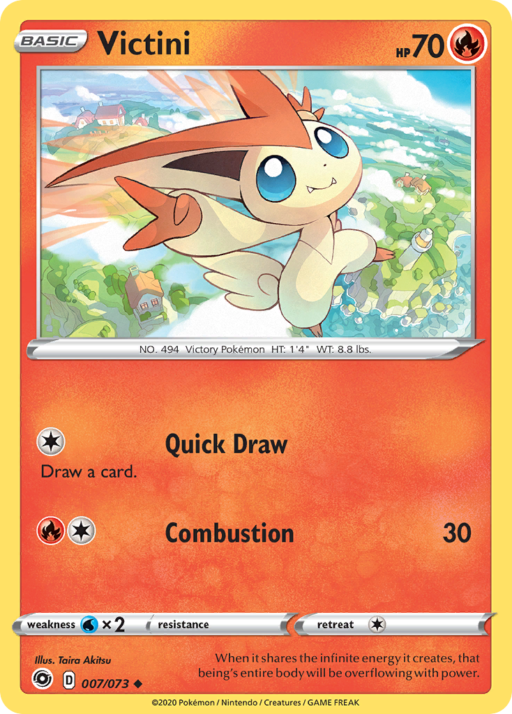 Victini (007/073) [Sword & Shield: Champion's Path] | Dumpster Cat Games