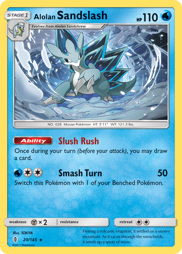 Alolan Sandslash (20/145) [Sun & Moon: Guardians Rising] | Dumpster Cat Games