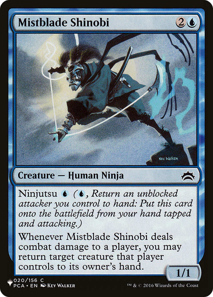 Mistblade Shinobi [The List Reprints] | Dumpster Cat Games