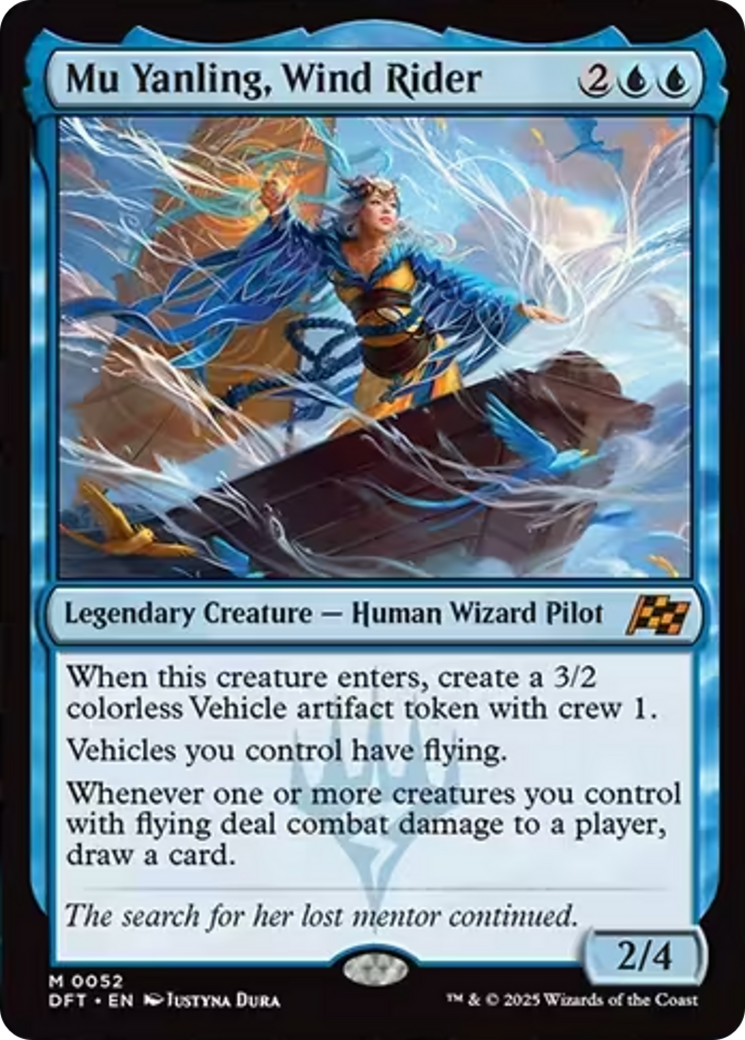 Mu Yanling, Wind Rider [Aetherdrift] | Dumpster Cat Games