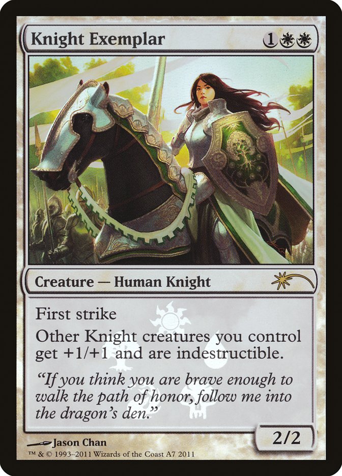 Knight Exemplar [Resale Promos] | Dumpster Cat Games