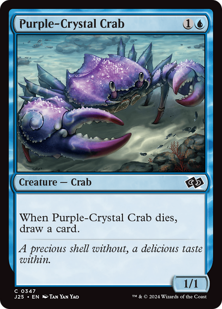 Purple-Crystal Crab [Foundations Jumpstart] | Dumpster Cat Games